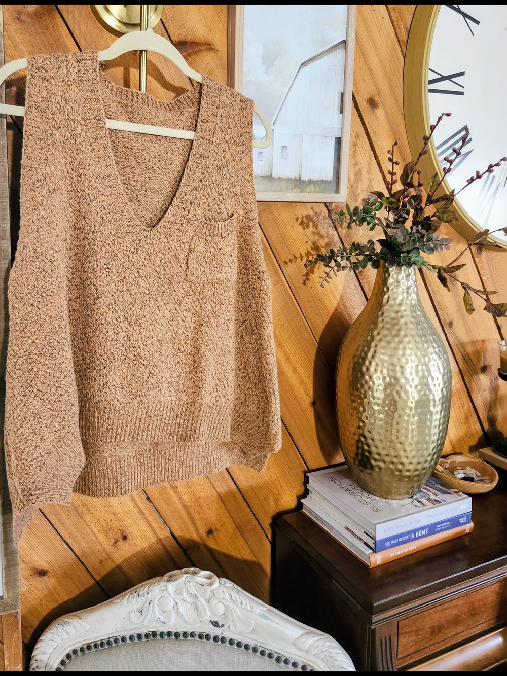 Neutral Soft Layering Vest One Size - Boho, Coachella, Date Night, Festival - Picture 3 of 6